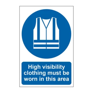 Spectrum Industrial High Visibility - Blue Mandatory Sign