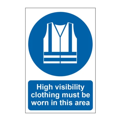Spectrum Industrial High Visibility - Blue Mandatory Sign