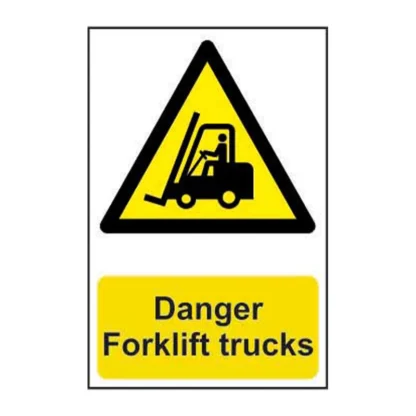 Spectrum Industrial Forklift Trucks - Self-Adhesive Hazard Sign