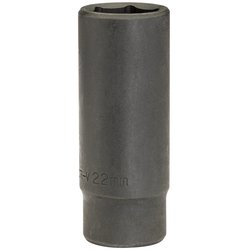 DRAPER Deep Impact Socket 1/2"SQ. DR.22mm