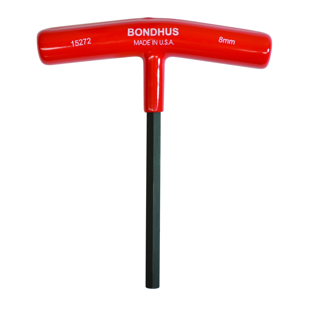 Bondhus 8mm T-Handle Hex Key - ProGuard Finish For Better Grip & Durability