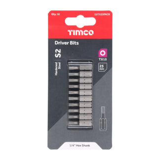 Timco S2 Driver Bits - TX
