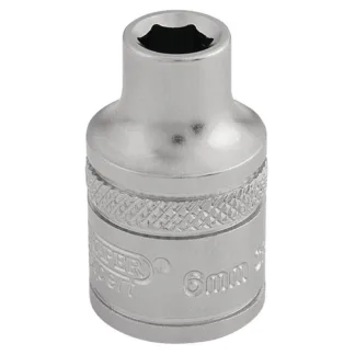 Draper Expert 6 Point Metric Socket, 3/8", 6mm