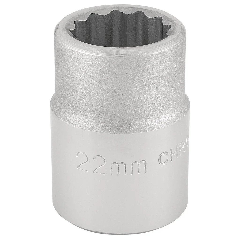 Draper Expert 12 Point Socket, 3/4" 22mm