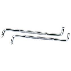 Plain Slot/pz Type Angled Screwdriver Set (2 Piece)