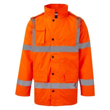 Black Knight Hi Vis Orange Jacket - XX Large