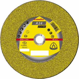 230mm x 6 x 16 Klingspor A 24 Extra Kronenflex Metal Grinding Disc