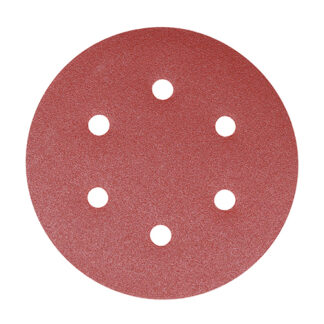 Random Orbital Sanding Discs-Mixed-Red 150mm