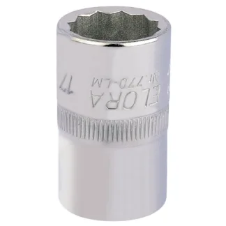 Elora Bi-Hexagon Socket, 1/2" Sq. Dr., 17mm