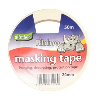 24mm x 50m Rhino Ultratape Masking Tape
