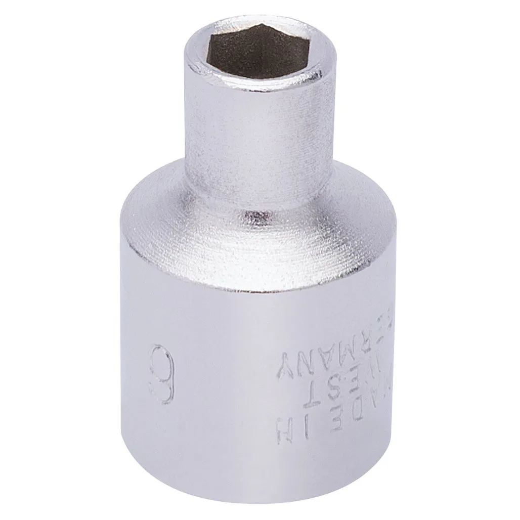 Elora Hexagon Socket, 3/8" Sq. Dr., 6mm