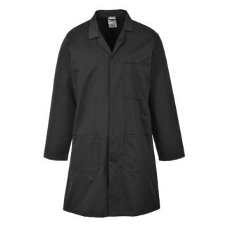 PORTWEST STANDARD COAT BLACK LARGE