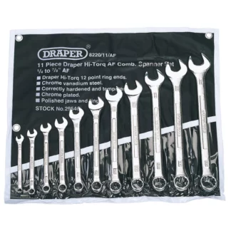 1/4" - 7/8" Draper Expert HI-TORQ Combi. Spanner Set (11 pcs)