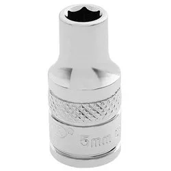 DRAPER HI-TORQ® 6 Point Socket, 1/4" SQ. DR., 5.0mm