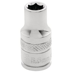 DRAPER HI-TORQ 6 Point Socket,1/4" SQ.DR.5.5mm