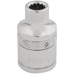DRAPER HI-TORQ 12 Point Socket, 3/8" SQ. DR. 6mm
