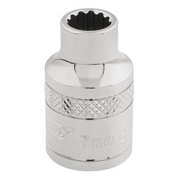 DRAPER HI-TORQ® 12 Point Socket, 3/8" SQ. DR. 7mm