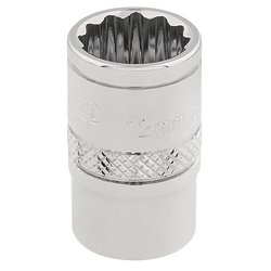 DRAPER HI-TORQ® 12 Point Socket 3/8" SQ. DR 12mm