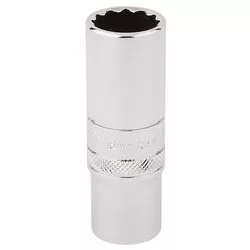 DRAPER HI-TORQ® 12 Point Deep Socket, 3/8" SQ. DR., 16mm