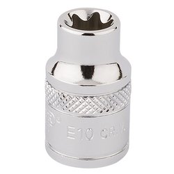 DRAPER TX-STAR® SOCKET, 3/8" SQ. DR. E10