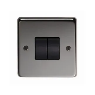 Classic Style Electrical Fittings- Double Switch