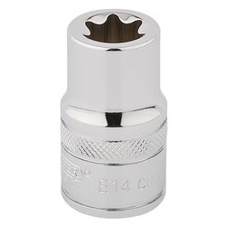 DRAPER TX-STAR® Socket,1/2" SQ. DR.E14