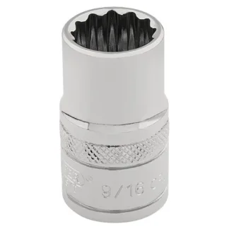 Draper Expert 12 Point Socket, 3/8", 9/16"