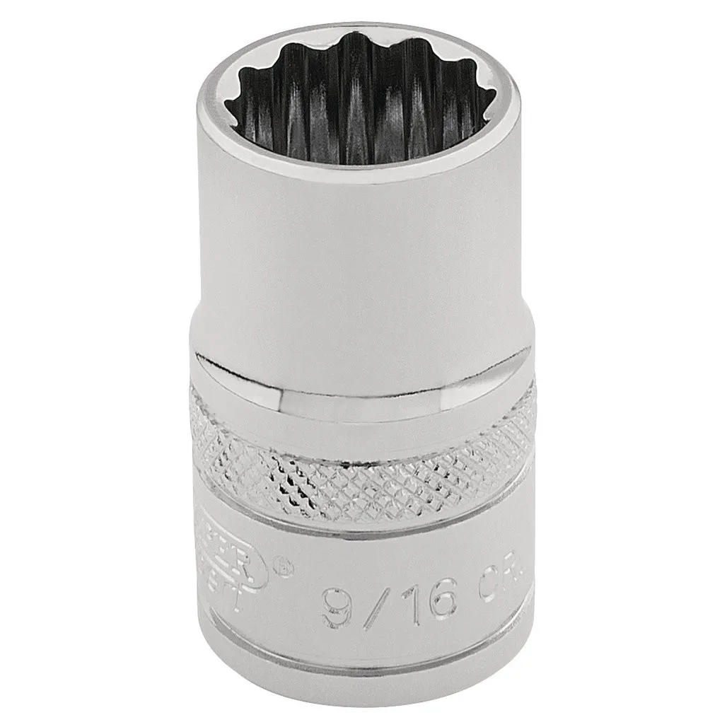 Draper Expert 12 Point Socket, 3/8", 9/16"
