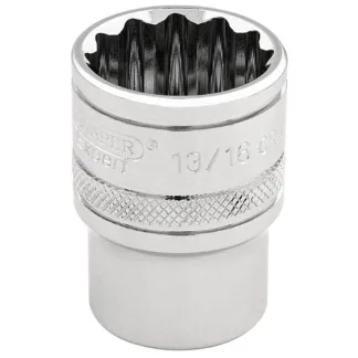 Draper Expert 12 Point Socket, 3/8", 13/16"