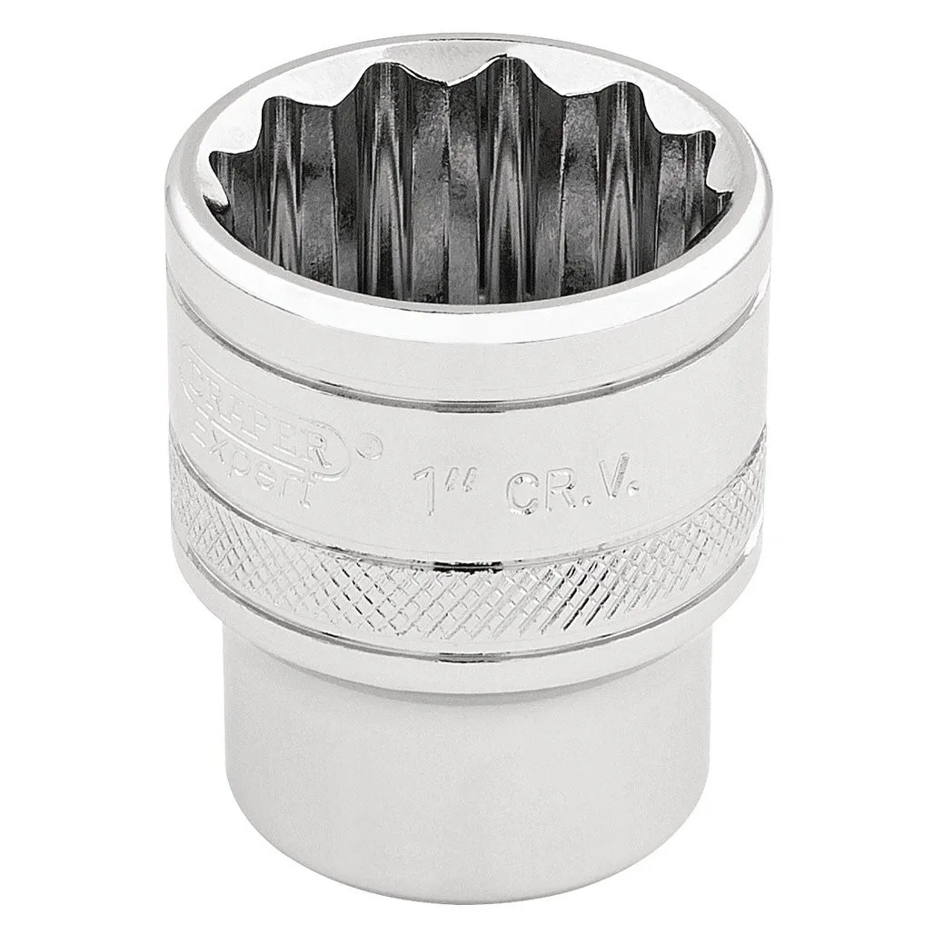 Draper Expert 12 Point Socket, 3/8" Sq. Dr., 1"
