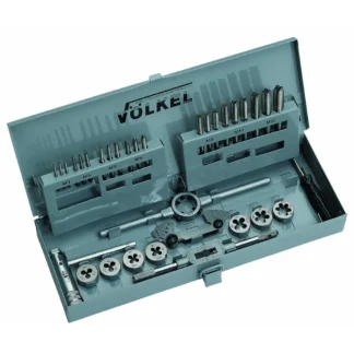 Volkel M3 - M12 HSS Tap & Die Set | w/ Metal Index Case