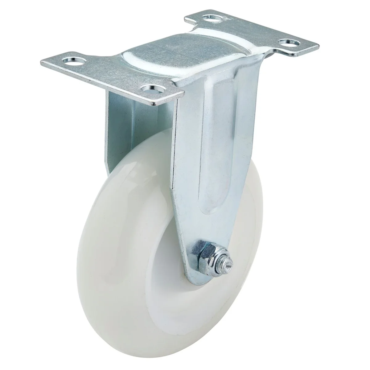 Draper Fixed Plate Fixing Nylon Wheel 100mm
