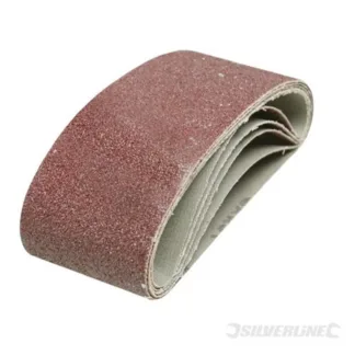 5pk 40 Grit 65x410mm Sanding Belt