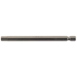 DRAPER 6.0 X 1/4" 100mm Hexagon Insert Bit
