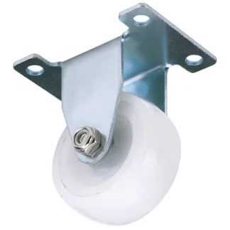 Fixed Plate Fixing Nylon Wheel, 50mm, 75kg