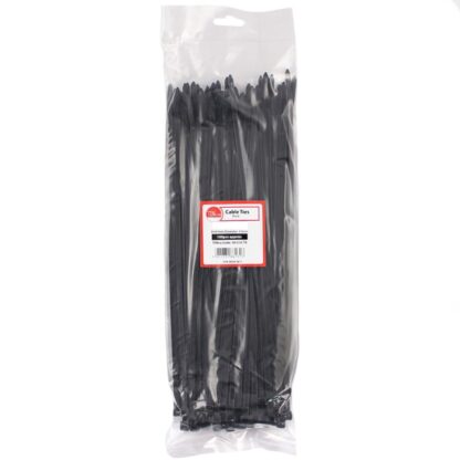 Timco 7.6 X 370 Cable Tie - Black 100 Pack
