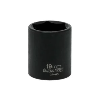 Teng 19mm, 3/8" Drive Hex / 6 Point Impact Socket