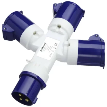 Powermaster 240V, 16A - 3-Way Splitter, 3 Pin, 993054