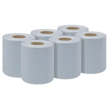 Sealey Blue Embossed Paper Rolls - 2-Ply, 60m (Pack of 6)