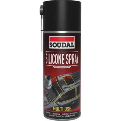 Soudal Transparent Multi-Use Silicone Spray - 400ml