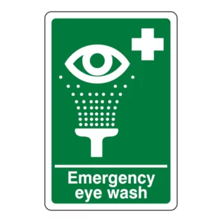 Spectrum Industrial Eye Wash - Self-Adhesive Safe Condition Sign