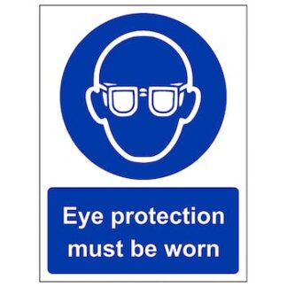 Spectrum Industrial Wear Eye Protection - Blue Mandatory Sign
