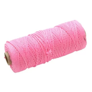 Hi-Vis Nylon Brick Line 100M - Pink
