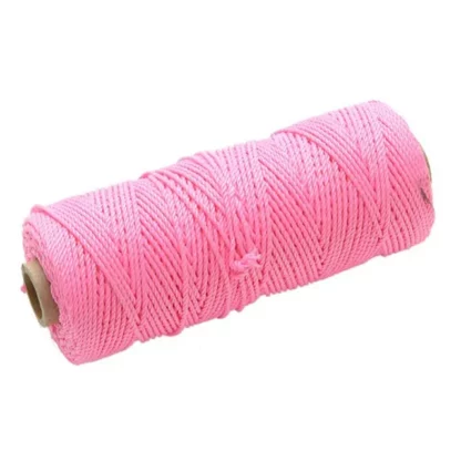 Hi-Vis Nylon Brick Line 100M - Pink