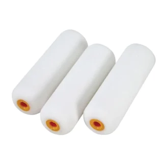 Faithfull 100mm / 4in Mini Foam Roller Refill Pack of 10