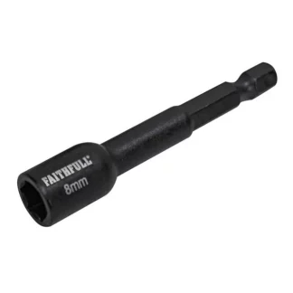 Magnetic Impact Nut Driver 8mm x 1/4in Hex.