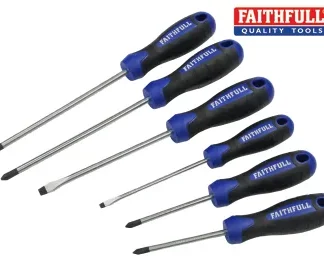 Boxed Soft Grip Screwdriver Set, 6 Piece