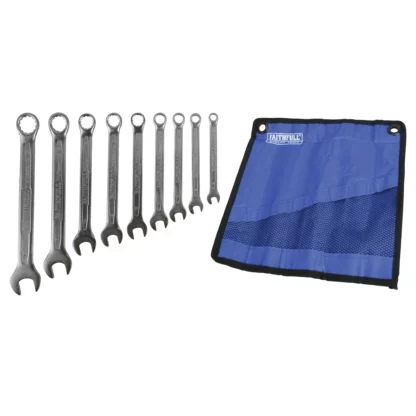 Faithfull 6 - 19mm 9 Piece Combi. Spanner Set - Image 2