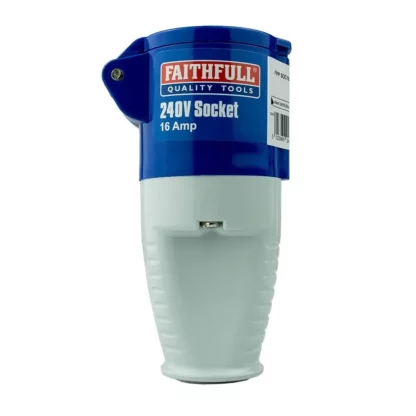 Faithfull 16A, 240V - Power Plus EZ53 Blue Socket - Image 2