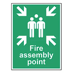 Spectrum Industrial Assembly Point - Self-Adhesive Fire Safety